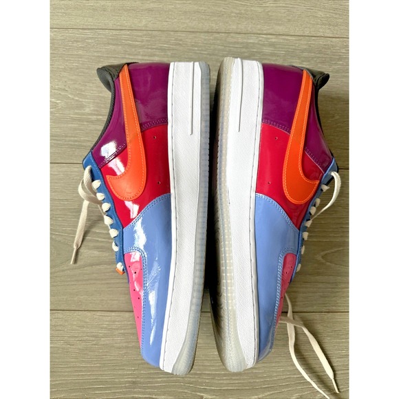 Nike Size 15 Air Force 1 Low SP X Undefeated Patent Total Orange 2022 DV5255 400 main image 6